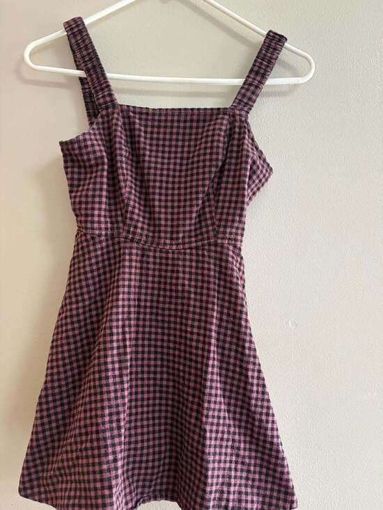 Arizona Jean Co. Dresses & Skirts - Arizona Jean Co. Gingham Checkered Mini Dress Size XS